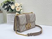 Colestore Dior 30 Montaigne Chain Bag Natural Dior Oblique Jacquard 25x16.5x8cm - 6