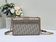 Colestore Dior 30 Montaigne Chain Bag Natural Dior Oblique Jacquard 25x16.5x8cm - 4