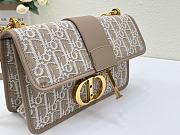 Colestore Dior 30 Montaigne Chain Bag Natural Dior Oblique Jacquard 25x16.5x8cm - 3
