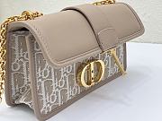 Colestore Dior 30 Montaigne East-West Bag with Chain Natural Dior Oblique Jacquard 21 x 12 x 6cm - 6