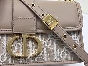 Colestore Dior 30 Montaigne East-West Bag with Chain Natural Dior Oblique Jacquard 21 x 12 x 6cm - 2