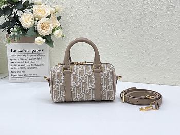Colestore Dior Groove 16 Bag Natural Dior Oblique Jacquard 16×11×8cm