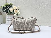 Colestore Dior Middelgrote Dior Travel Nomad-pouch Natural Dior Oblique-jacquard 22×13×9.5cm - 4