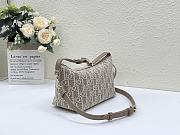 Colestore Dior Middelgrote Dior Travel Nomad-pouch Natural Dior Oblique-jacquard 22×13×9.5cm - 3