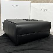 Colestore Celine Cabas Anais Triomphe in Grained calfskin in Black 44x28x18cm - 6