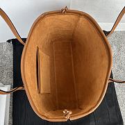 Colestore Celine Cabas Anais Triomphe in Grained calfskin in Brown 44x28x18cm - 2