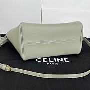 Colestore Celine Cabas Triomphe Small Green Drawstring Bag 22x17x15cm - 3