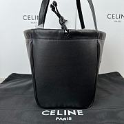 Colestore Celine Cabas Triomphe Small Black Drawstring Bag 22x17x15cm - 6
