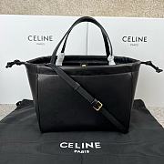 Colestore Celine Cabas Triomphe Small Black Drawstring Bag 22x17x15cm - 5