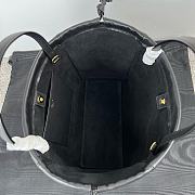 Colestore Celine Cabas Triomphe Small Black Drawstring Bag 22x17x15cm - 4
