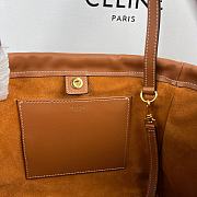Colestore Celine Cabas Triomphe Small Caramel Drawstring Bag 22x17x15cm - 2