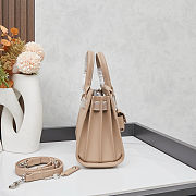 Colestore YSL Saint Laurent Sac de Jour Baby Top Handle in Beige 22x18x11cm - 5