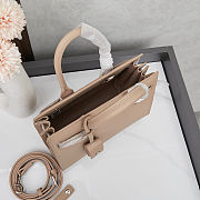 Colestore YSL Saint Laurent Sac de Jour Baby Top Handle in Beige 22x18x11cm - 3