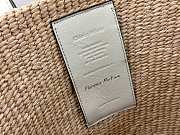 Colestore Chloe Large Horse Medal Basket In Natural Fibres Deep Ivory 46x27x30cm - 6