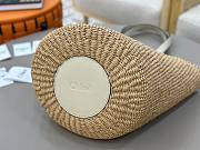 Colestore Chloe Large Horse Medal Basket In Natural Fibres Deep Ivory 46x27x30cm - 5