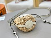 Colestore Chloe Mini Horse Medal Basket Bag In Deep Ivory 14x12.5x14cm - 6