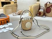 Colestore Chloe Mini Horse Medal Basket Bag In Deep Ivory 14x12.5x14cm - 3