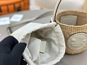 Colestore Chloe Mini Horse Medal Basket Bag In Deep Ivory 14x12.5x14cm - 2