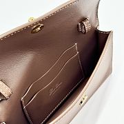 Colestore Loro Piana Extra Pochette Calfskin Brown 18x10x2.5cm - 4