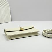 Colestore Loro Piana Extra Pochette Calfskin Ivory White 18x10x2.5cm - 5