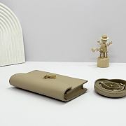 Colestore Loro Piana Extra Pochette Calfskin Beige 18x10x2.5cm - 6