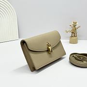 Colestore Loro Piana Extra Pochette Calfskin Beige 18x10x2.5cm - 4