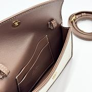 Colestore Loro Piana Extra Pochette Brown/Ivory 18x10x2.5cm - 2