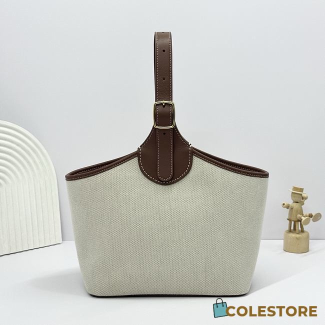 Colestore Loro Piana Bobbin Bucket bag Natural 21x16x13cm  - 1