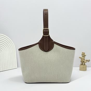 Colestore Loro Piana Bobbin Bucket bag Natural 21x16x13cm 