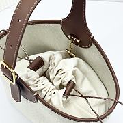 Colestore Loro Piana Bobbin Bucket bag Natural 21x16x13cm  - 5