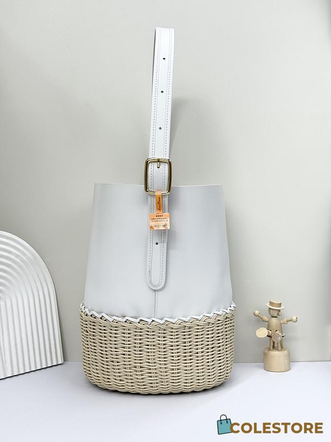 Colestore Loro Piana Cedar Bucket Malt/White 26x27x19cm - 1
