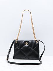 Colestore Tory Burch Small Kira Diamond Quilt Shoulder Bag 26.5x7.5x19cm - 1
