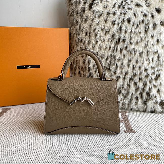 Colestore Moynat Gabrielle BB Leather Gray 20x15x8cm - 1