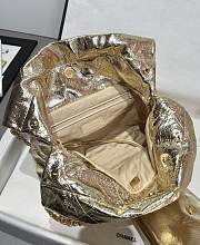 Colestore Chanel 22 Mini Handbag Metallic Calfskin & Gold Metal Light Gold 20 x 19 x 6cm - 6