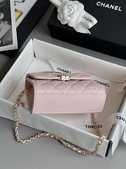 Colestore Chanel 25S Cross Handle Kelly Chain Bag Pink 11.5x14.5x5.5cm - 5
