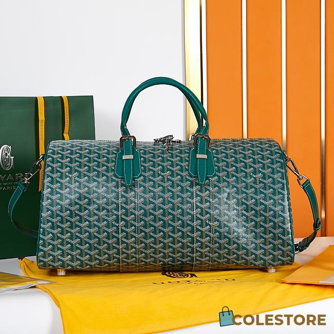 Colestore Goyard Boston 45 Bag in Green 49x22x27cm - 1