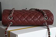 Colestore Chanel CF25 Classic Flap bag Red Sliver Hardware 25x15.5x6cm - 4