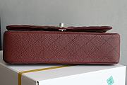 Colestore Chanel CF25 Classic Flap bag Red Sliver Hardware 25x15.5x6cm - 2