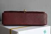 Colestore Chanel CF25 Classic Flap bag Red Gold Hardware 25x15.5x6cm - 5