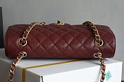 Colestore Chanel CF25 Classic Flap bag Red Gold Hardware 25x15.5x6cm - 4