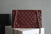 Colestore Chanel CF25 Classic Flap bag Red Gold Hardware 25x15.5x6cm - 3