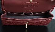Colestore Chanel CF25 Classic Flap bag Red Gold Hardware 25x15.5x6cm - 2
