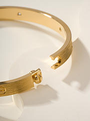 Colestore Cartier Love Bracelet 4 Diamonds Gold/Sliver/Rose Gold - 4