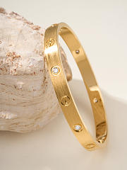 Colestore Cartier Love Bracelet 4 Diamonds Gold/Sliver/Rose Gold - 3
