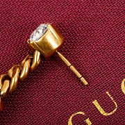 Colestore Gucci Crystal-Embellished Double G Earrings - 5