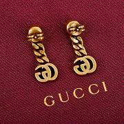 Colestore Gucci Crystal-Embellished Double G Earrings - 2