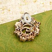 Colestore Gucci GG Crystal Flowers Earrings - 6