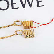 Colestore Loewe Anagram Pendant Necklace - 4