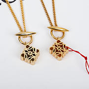 Colestore Loewe Anagram Pendant Necklace - 3