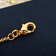 Colestore Dior D-Dice Necklace Gold-Finish Metal with Pale Pink Lacquer and White Resin Pearls - 6